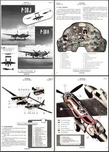 P-38 Pilots flight operating instructions for army models P-38H Series, P-38J-5 and F-5B-1