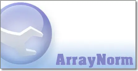 ArrayNorm v1.7.6b.2010.10.06 Win / Mac Os X / Linux