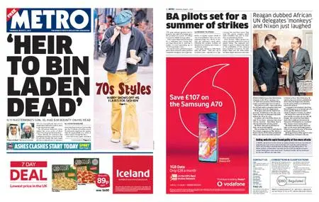 Metro UK – August 01, 2019