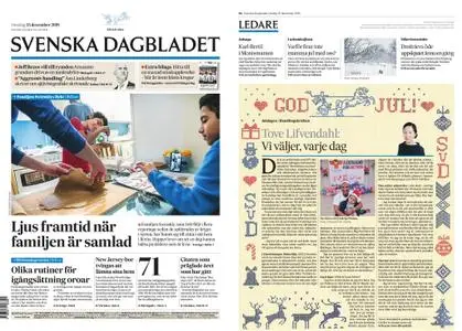 Svenska Dagbladet – 25 december 2019