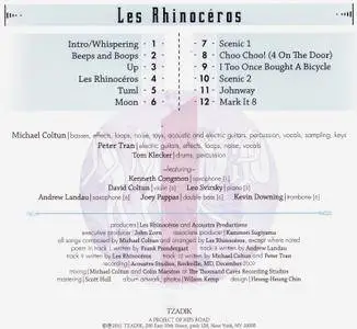 Les Rhinoceros - Les Rhinoceros (2011) {Tzadik TZ 7801}