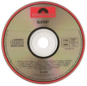 Slade - Slayed? (1972) [1992, Japan 1st Press, POCP-2174]