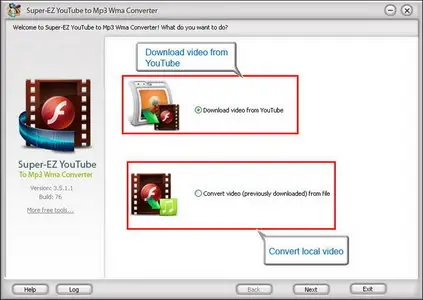 Super-EZ Youtube to Mp3/Wma Converter 3.5.1.1.76