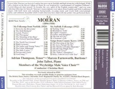 Adrian Thompson, Marcus Farnsworth, John Talbot - E.J. Moeran: Folksong Arrangements (2015)