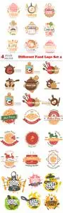 Vectors - Different Food Logo Set 4