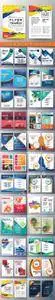 Flyer magazine cover brochure business vector 17