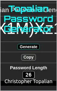 Topalian Password Generator