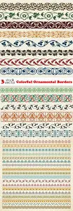 Vectors - Colorful Ornamental Borders