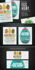 CreativeMarket - Egg Hunt Flyer Templates