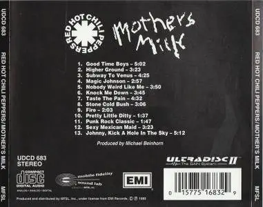 Red Hot Chili Peppers - Mother's Milk (1989) [MFSL, UDCD 683] Re-up