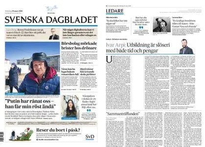 Svenska Dagbladet – 19 mars 2018