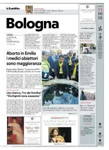 la Repubblica Bologna - 14 Ottobre 2018