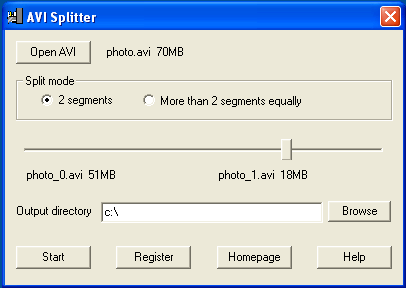 AVI Splitter 1.0.0420