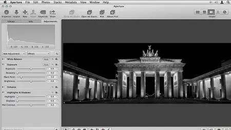 Processing Large Scale Black-and-White Photographs with Aperture