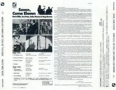 Herb Ellis & Joe Pass - Seven, Come Eleven (1973) {2014 Japan Concord Jazz Selection Series UCCO-90302}