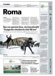 la Repubblica Roma - 27 Febbraio 2018