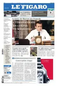 Le Figaro du Lundi 14 Janvier 2019