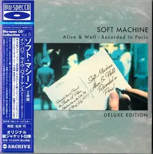 Soft Machine - Alive & Well, Recorded In Paris (1977) {2CD Air Mail Japan MiniLP Blu-spec CD AIRAC-1669~70 rel 2012}