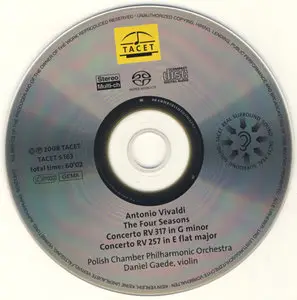 Antonio Vivaldi - Polish Chamber PO, Gaede - Four Seasons (2008) {Hybrid-SACD // EAC Rip} [RE-UP]