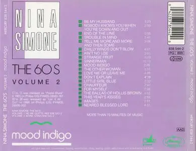 Nina Simone - The 60's, Volume 1: Ne Me Quitte Pas; Volume 2: Mood Indigo (1989)