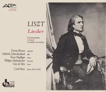 Franz Liszt - Lieder - Complete Recording (1987) {4CD Set, Adda AD484}