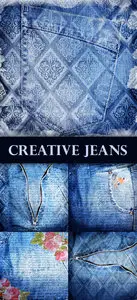 Stock Photo - Creative Jeans Backgrounds