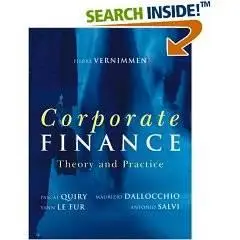 Corporate Finance Theory & Practice