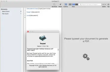 Texpad 1.7.9 Multilangual Mac OS X