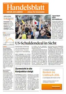 Handelsblatt News am Abend vom 18.07.2011