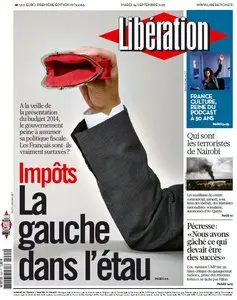 Libération du Mardi 24 Septembre 2013