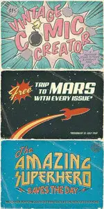 CreativeMarket - Vintage Comic Creator