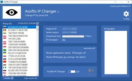 Asoftis IP Changer 1.4