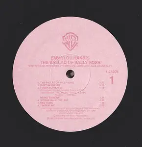 Emmylou Harris - The Ballad of Sally Rose (1985) 24-Bit/96-kHz Vinyl Rip