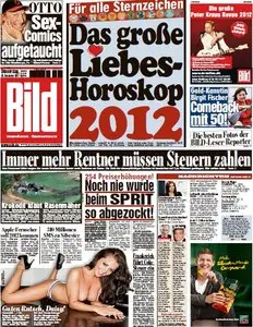 Bild Zeitung vom 29. Dezember 2011