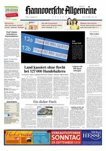 Hannoversche Allgemeine Zeitung - 27.09.2013