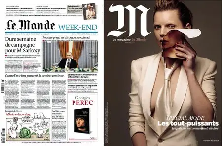 Le Monde et Suppléments du Samedi 3 Mars 2012