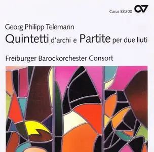 Telemann - Quintetti d'archi e Partite per due liuti (Frieburger Bacockorchester Consort) [1998]