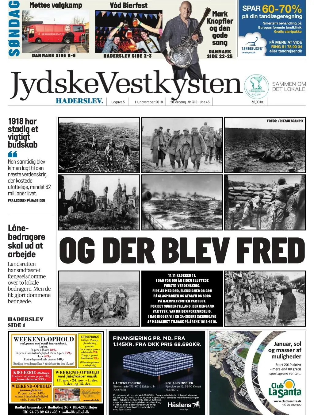 JydskeVestkysten Haderslev – 11. november 2018