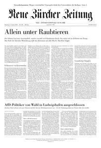 Neue Zuercher Zeitung International - 09 August 2025