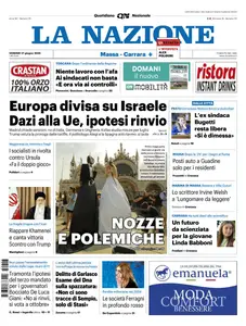 La Nazione Massa Carrara - 27 Giugno 2025