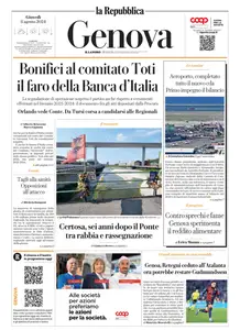 la Repubblica Genova - 8 Agosto 2024