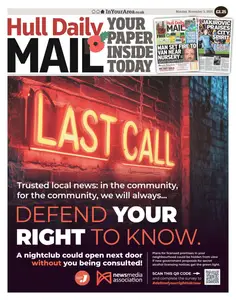 Hull Daily Mail - 3 November 2025