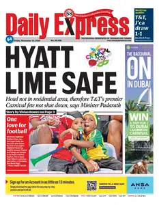 Trinidad & Tobago Daily Express - 14 November 2025