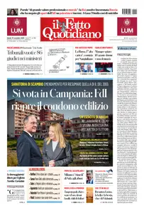 Il Fatto Quotidiano - 15 Novembre 2025