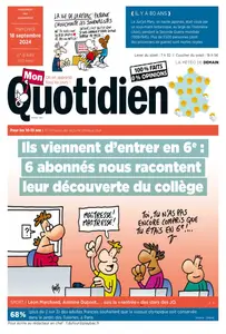 Mon Quotidien - 18 Septembre 2024