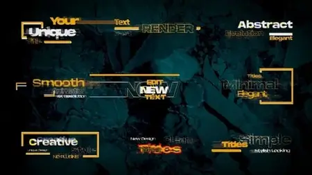 Glitch Bubble Simple Titles 35DELW9