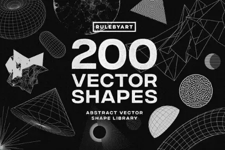 Creative Market - 200 Vector Shapes - 5113029