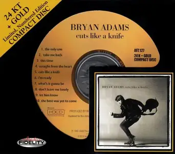 Bryan Adams - Cuts Like a Knife (1983) [Audio Fidelity, 24 KT + Gold CD, 2012]