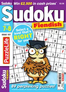 PuzzleLife Sudoku Fiendish - April 2025