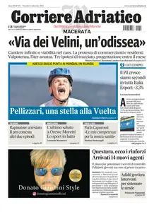 Corriere Adriatico Macerata - 12 Settembre 2025
